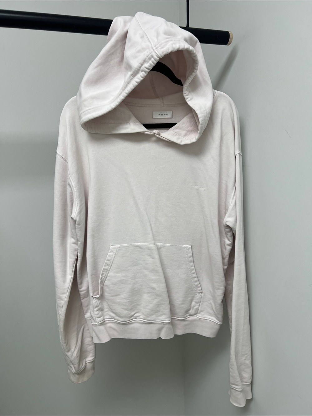 Anine Bing Pale Pink Crewneck Sweatshirt